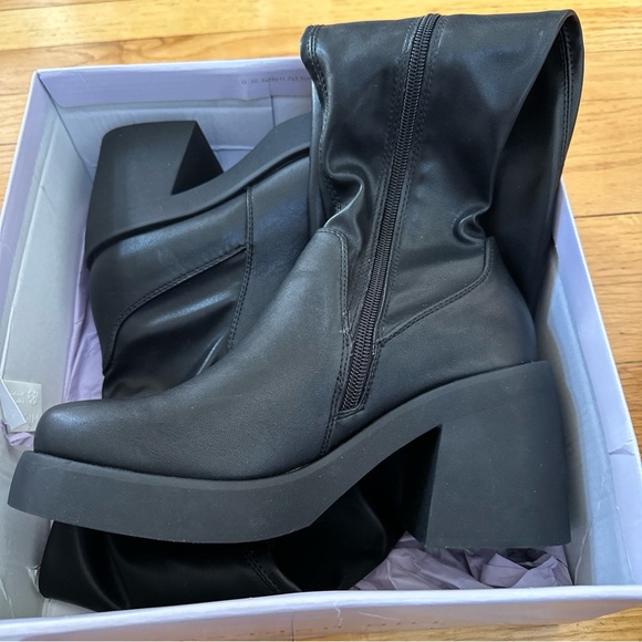 Brand new women’s Madden girl tall boot “black pari” NEW size 7 - Picture 9 of 11